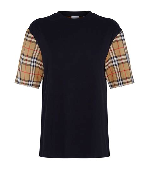 burberry t shirt vintage check wborder gauze|BURBERRY LONDON ENGLAND Vintage Check Border Gauze .